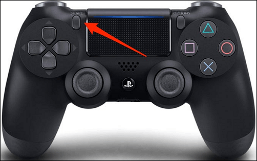 Share-Button auf PS4