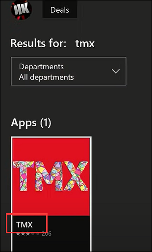 tmx auf der xbox