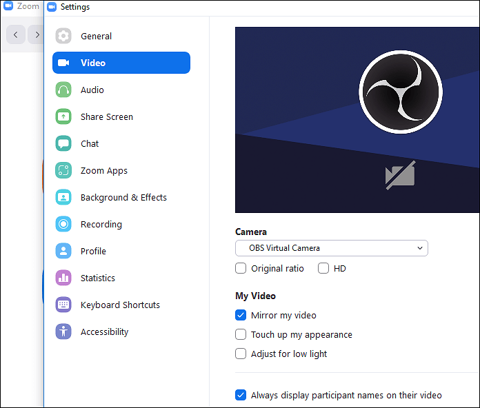 [Vollständiges Tutorial] Verbinden Sie OBS mit Zoom mit der Anleitung