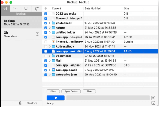 ein sicheres Backup erstellen