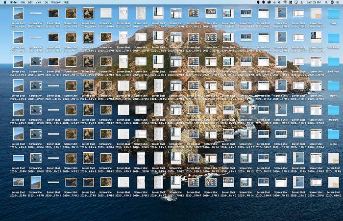 Desktop des Macs