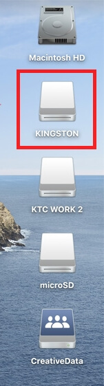 Macs mit USB- oder Thunderbolt-Symbol verbinden