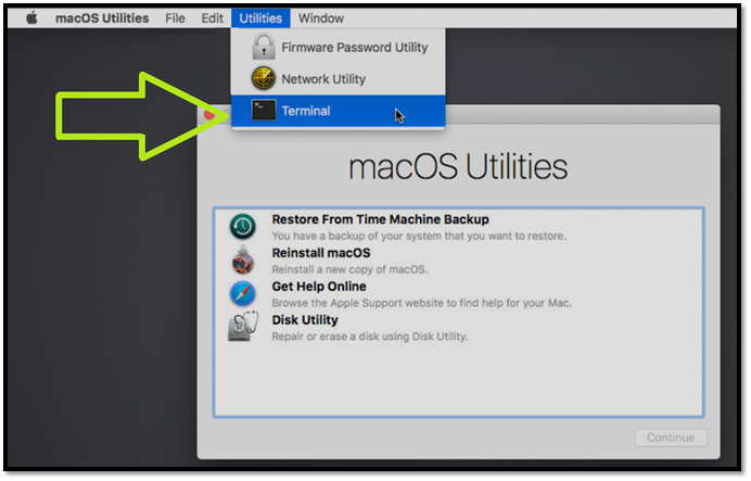 Suchen und klicken Sie auf Terminal