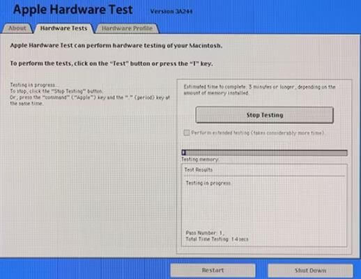 Apple Diagnostics ausführen -1