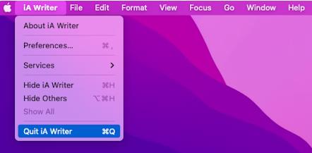 Beenden Sie alle laufenden Programme