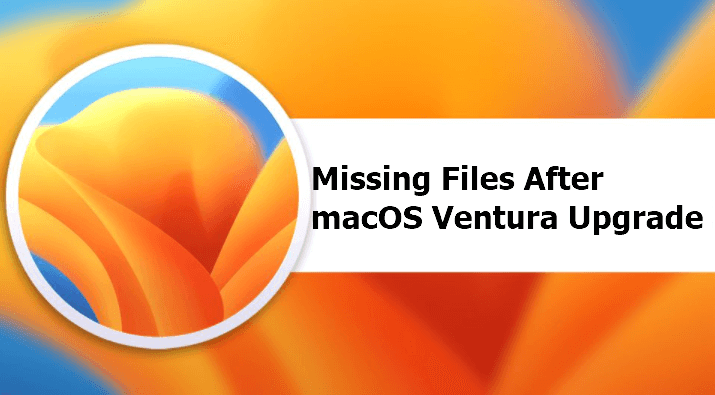 fehlende Dateien nach macOS Ventura Update