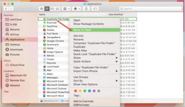 Deinstallation von Anwendungen auf dem Mac