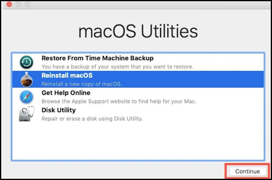 Installiere dein Macos-System neu