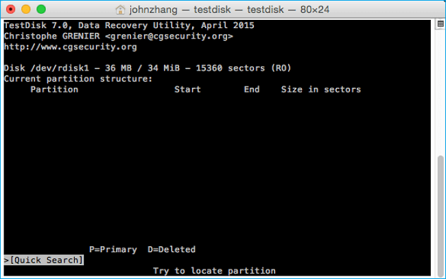 testdisk Datenrettung