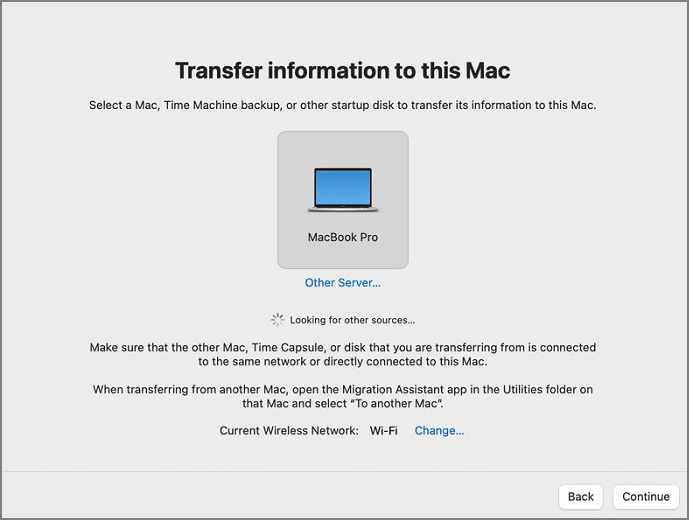 Daten auf einen neuen Mac übertragen