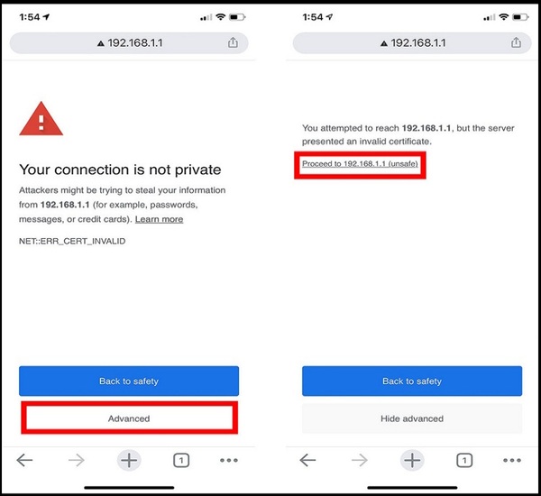 Fahren Sie mit der nächsten Option fort