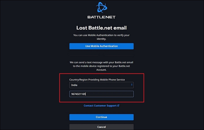 Battlenet-E-Mail wiederherstellen