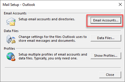 E-Mail-Setup - Outlook