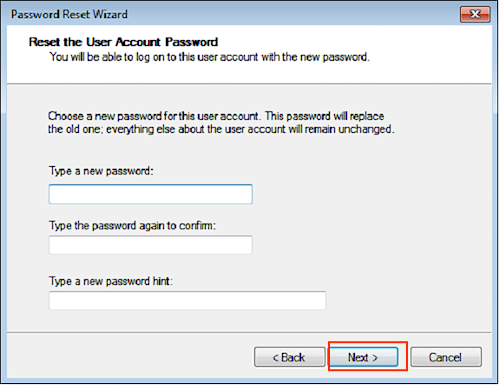 Wählen Sie das richtige Laufwerk und klicken Sie auf Weiter
