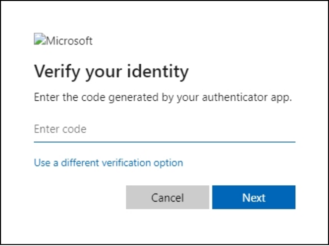 Überprüfen Sie die Microsoft-Identität