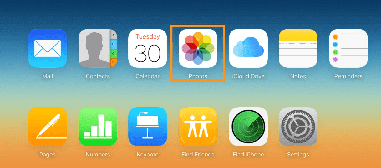 Bilder aus iCloud Drive extrahieren
