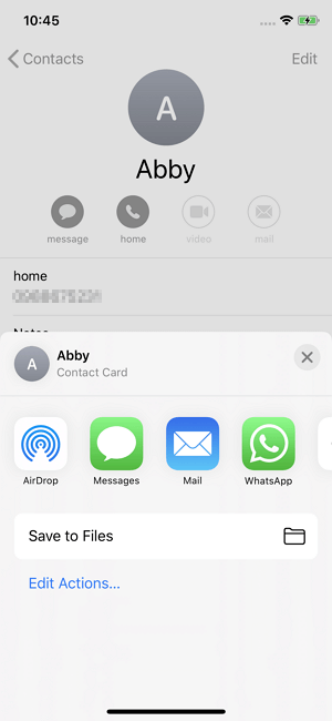 So übertragen Sie Kontakte von iPhone zu iPhone über AirDrop