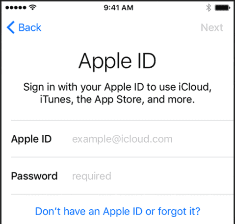 Richten Sie Ihr iPhone ein