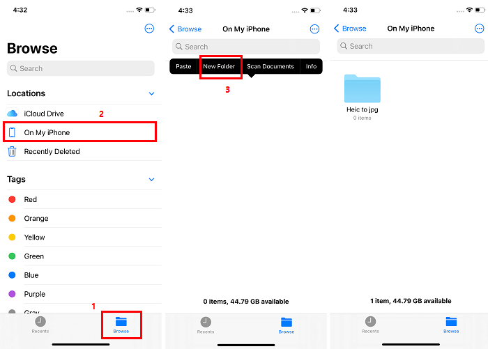 HEIC in JPG auf dem iPhone konvertieren