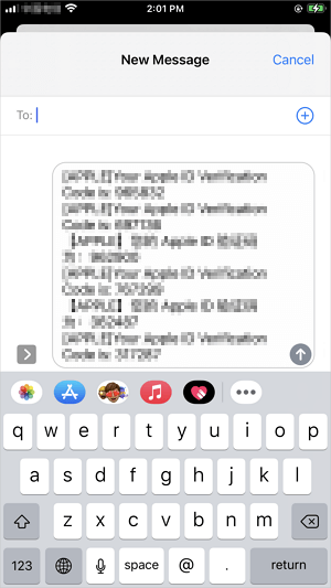 So speichern Sie Textnachrichten auf dem iPhone über eine Nachricht oder E-Mail