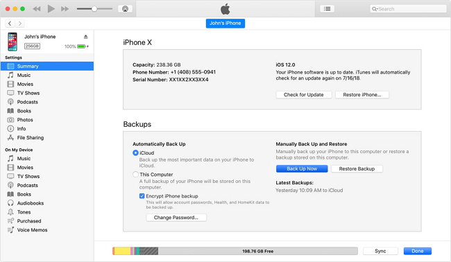So sichern Sie das iPhone mit iTunes