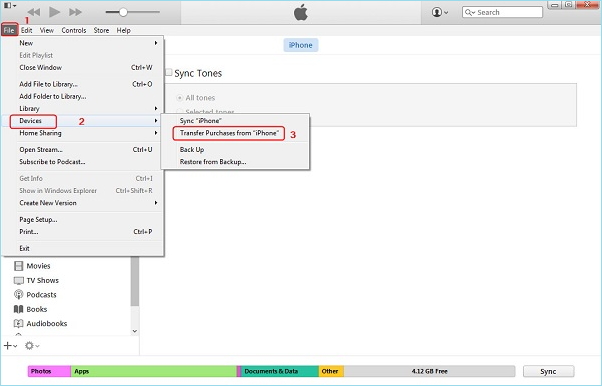 So übertragen Sie mit iTunes Musik von iPhone zu iPhone