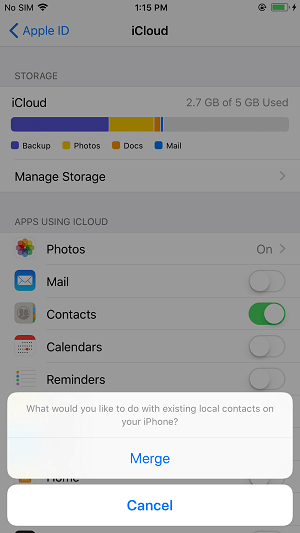 So synchronisieren Sie mit iCloud Kontakte vom iPhone auf das iPad