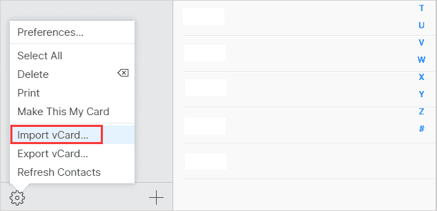 Importieren Sie eine CSV-Datei in die iPhone-Kontakte