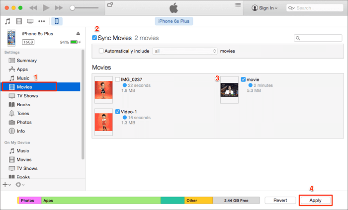 So übertragen Sie Videos mit iTunes-Synchronisierung vom PC auf das iPad