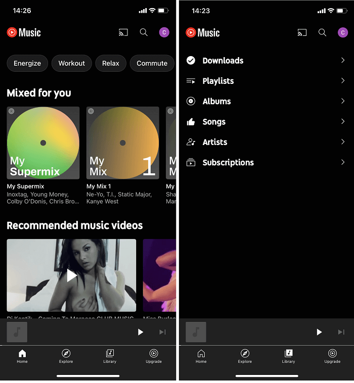 Synchronisieren Sie Musik von YouTube Music mit dem iPhone