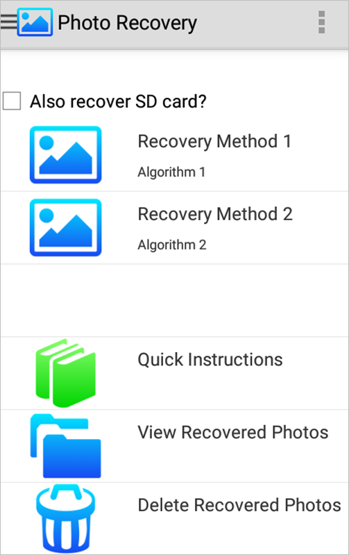 Fotowiederherstellung