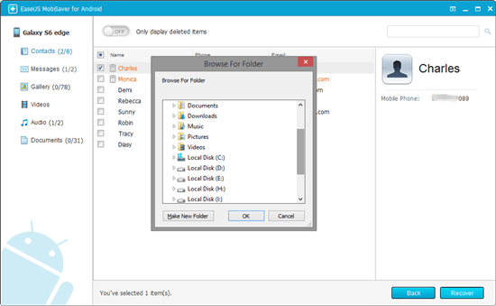 Gelöschte DCIM-Ordner wiederherstellen - Schritt 3