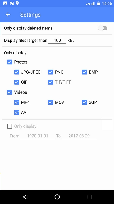 Stellen Sie verlorene Fotos und Videos direkt auf dem Android-Telefon wieder her.