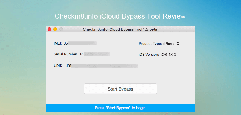 Check8m iCloud Bypass-Tool