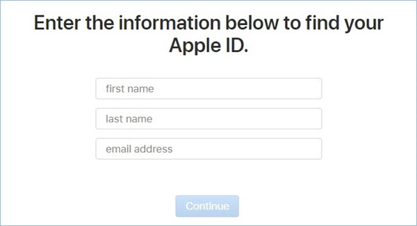 Finden Sie die Apple ID über Webseite-2