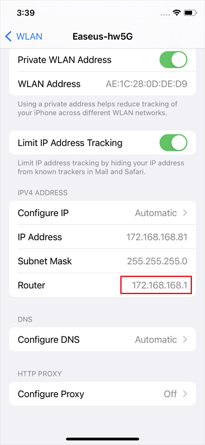 Wi-Fi-Passwort auf einem iPhone über einen Browser finden