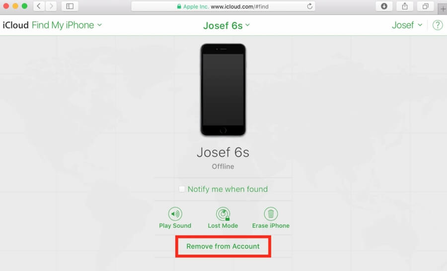 Aktivierungssperre über iCloud-Seite umgehen