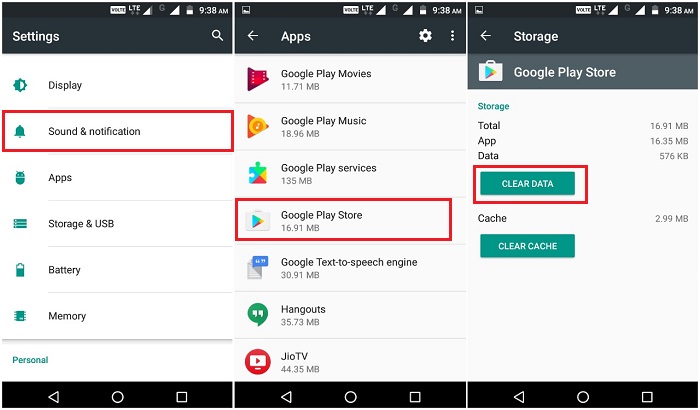 Entfernen Sie den Passcode für die Kindersicherung in Google Play