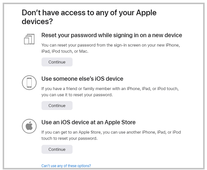 Stellen Sie die Apple-ID wieder her