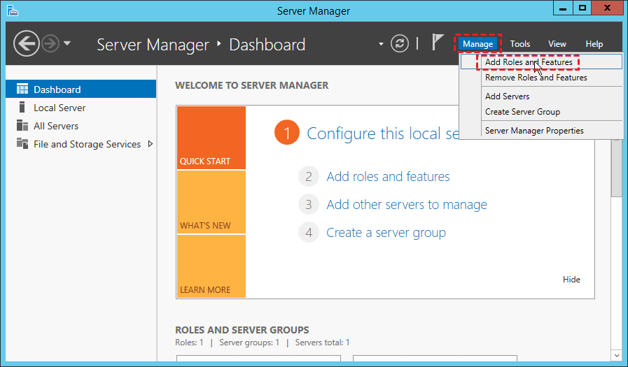 Windows Server-Sicherung installieren
