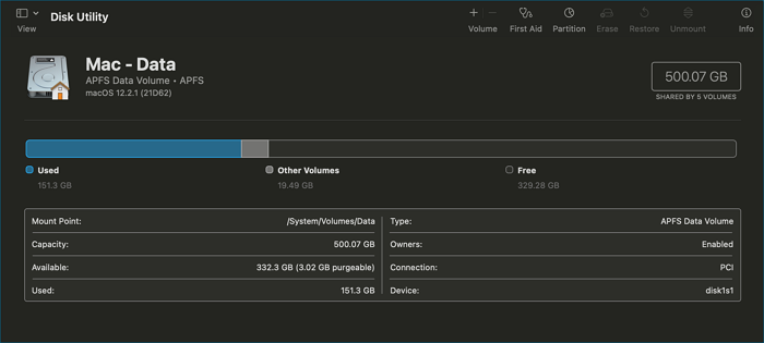 Erste Hilfe auf dem USB-Laufwerk ausführen