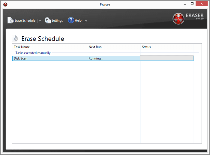 Radiergummi-Software