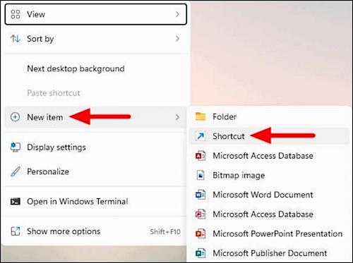 Desktop-Verknüpfung CMD