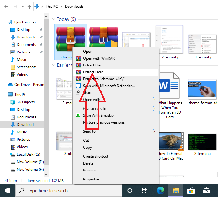 Windows-Standard-Dekompressor