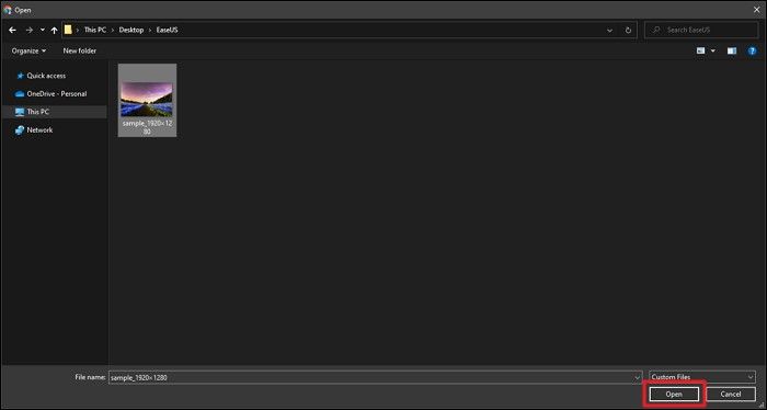 Foto zum Hochladen auswählen