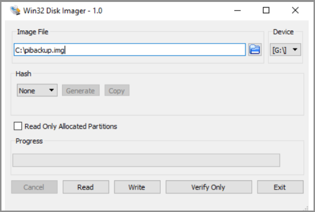 Wählen Sie den Speicherort für Ihre Sicherungsdateien