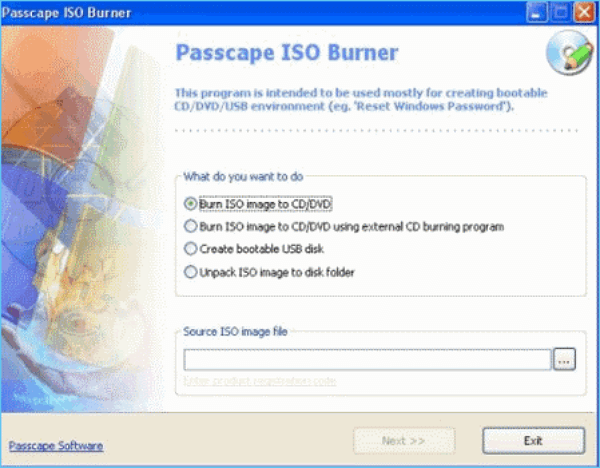 Passcape Iso-Brenner