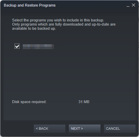 wählen Sie RD2, um seine Dateien zu sichern