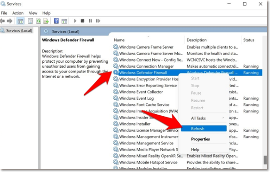 Wählen Sie Aktualisieren