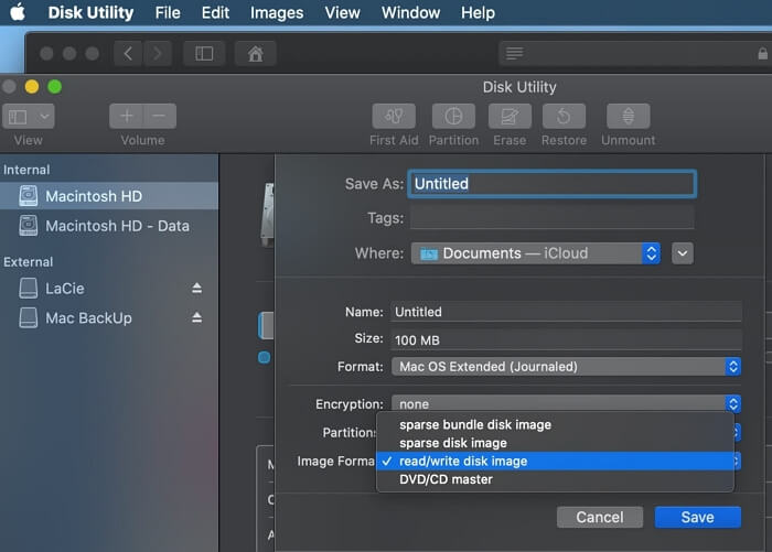 Festplatten-Image auf Mac erstellen - 2